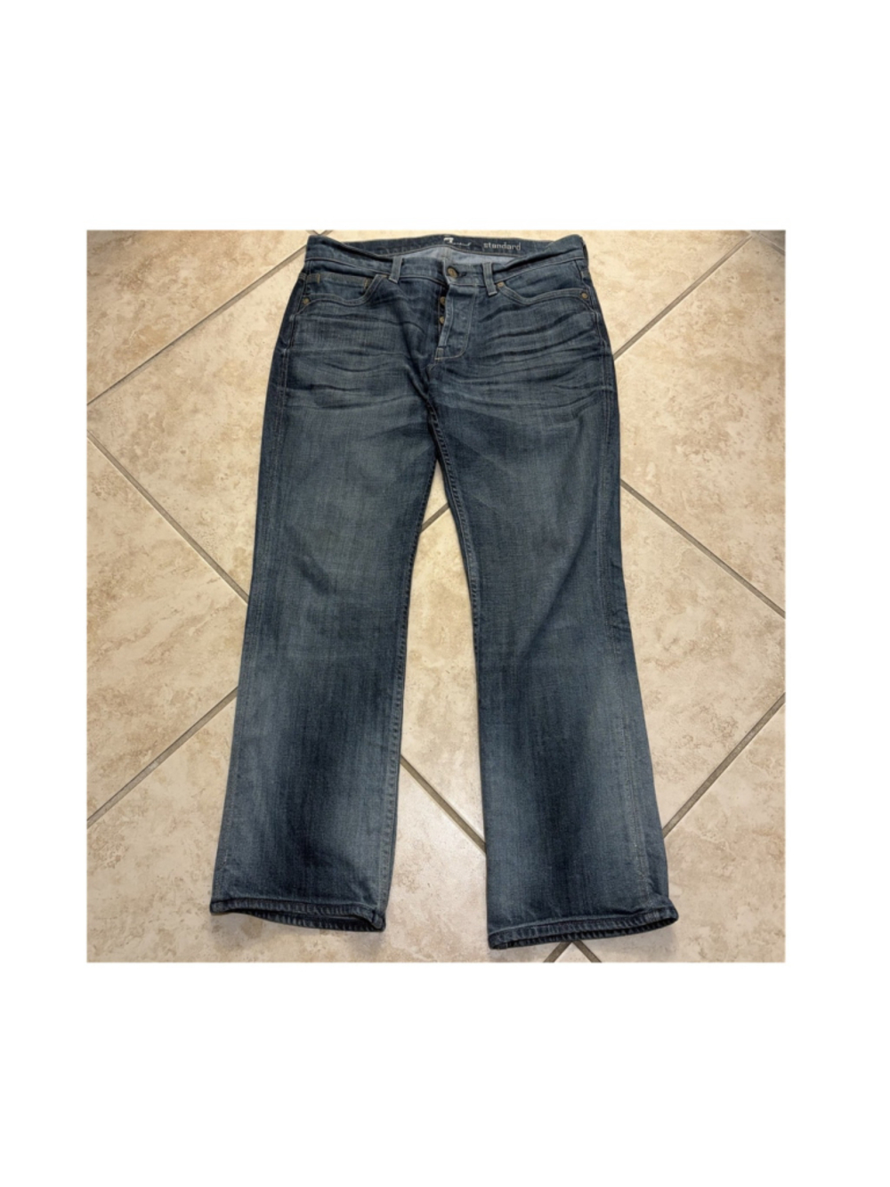 7 For All ManKind Straight Fit Men's Jeans Blue size 32x30